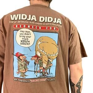 2000s Vintage Jeff Foxworthy Funny Redneck Hunting T-shirt